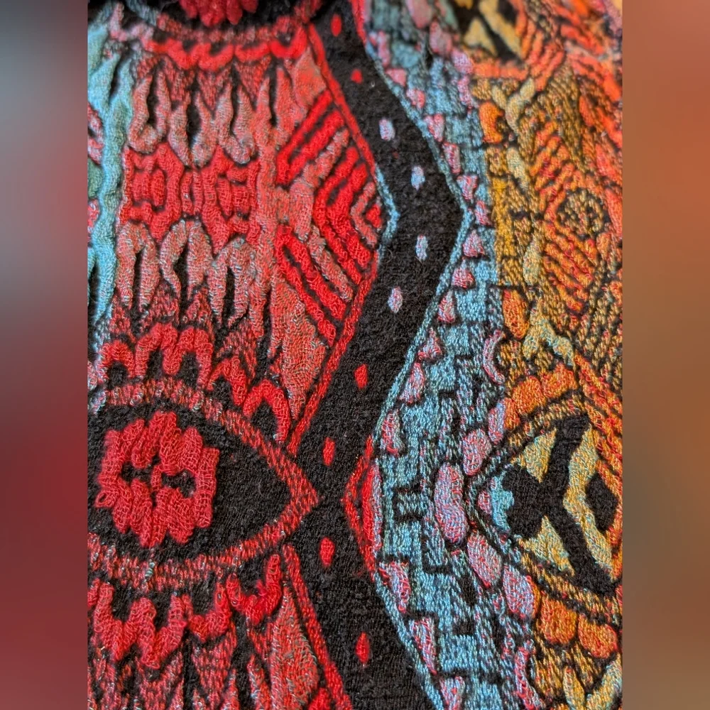 Colorful Silk Viscose Women's crinkle Scarf
